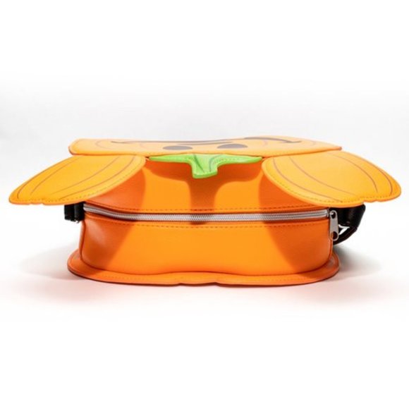 Loungefly Mickey Mouse Jack-o'-Lantern Mickey Crossbody Purse - Picture 3 of 4